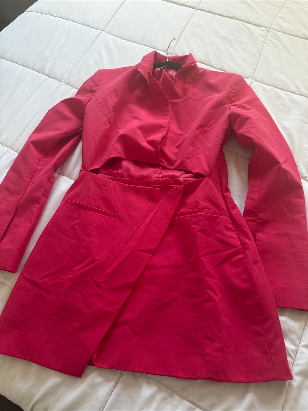 Zara Bright Pink Blazer Jacket